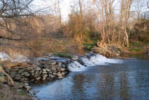 Dam on Catoctin Creek in Waterford VA