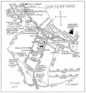 Map of Waterford's historian places