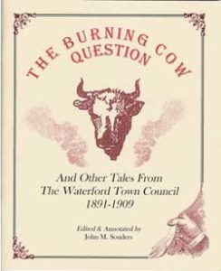 The cover of the Burning Cow booked from the Waterford Foundation