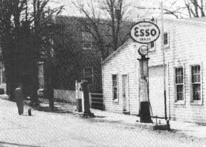 The livery stable on Second Street was converted to a garage in Waterford VA