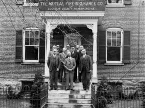 Loudoun Mutual Insurance Company of Waterford VA at Patrick and Second Streets; occupied from 1901 till 1949.