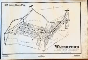 1875 map drawn for Charles Phillips Janney of Leesburg from a survey by James Skinner Oden