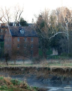 Waterford Mill by Catoctin Creek in Waterford Virginia