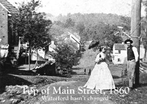 Annie and Silas Hough, Main Street, Waterford VA, 1867